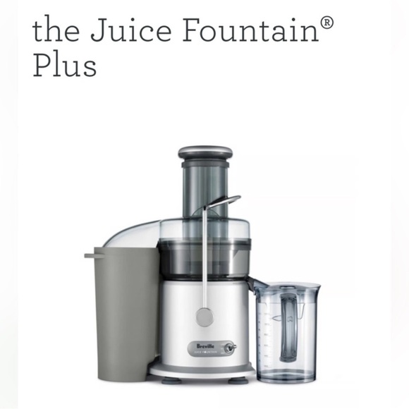 Breville Juice Fountain Plus Juicer - Gray and Silver